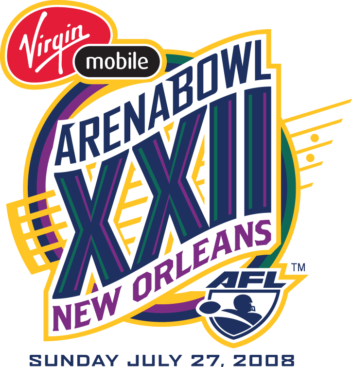 Arena Bowl 2008 Primary Logo iron on transfers for clothing